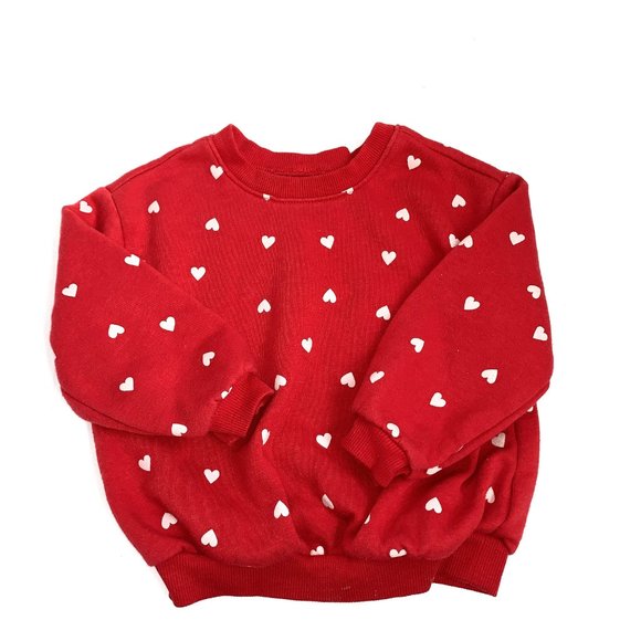 Old Navy Red Heart Jogger Set 18-24 Months - Picture 2 of 5